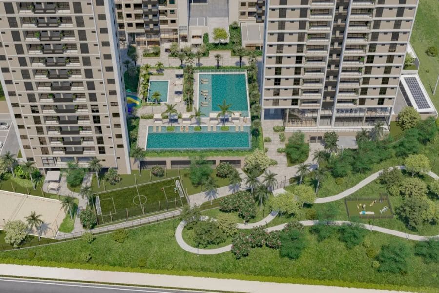 Apartamento 3 quartos Águas Claras: Viva o Luxo de um Resort com sua Família no Viva Águas Claras Residencial Resort