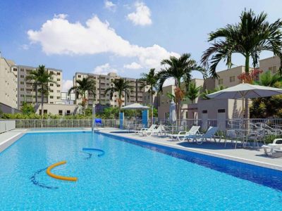 Apartamento 2 Quartos no Total Ville Conviver, vista da piscina